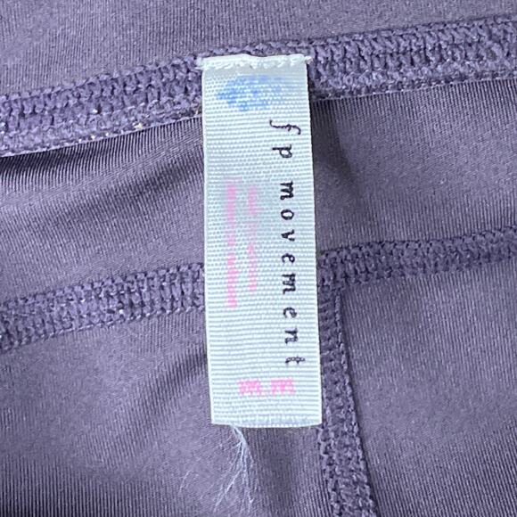 Free People Movement Freeform Ruched Leggings High Rise Mocha Brown Size Medium - Picture 7 of 11